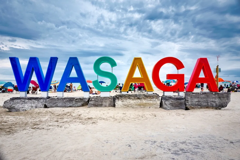 Wasaga Beach sculptural sign