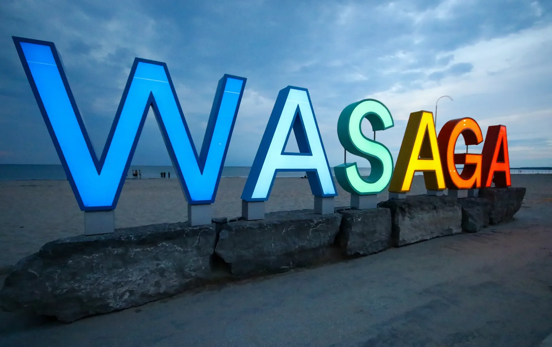 Wasaga Beach sign detail